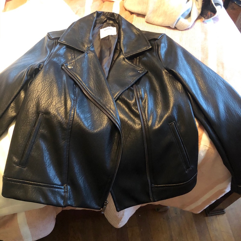 Old navy leather jacket